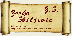 Žarko Škiljević vizit kartica